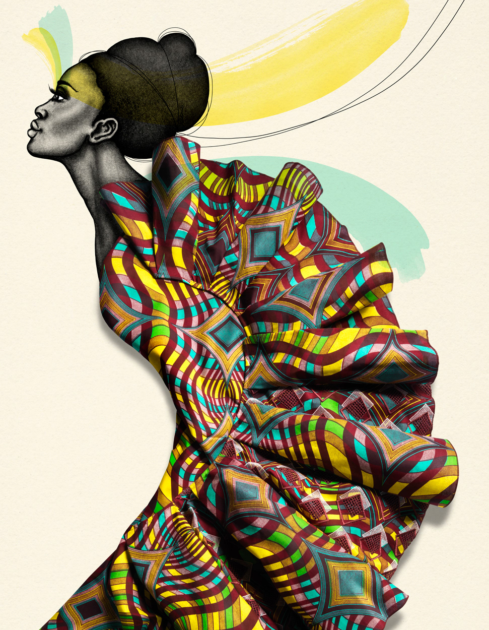 Vlisco Delicate Shades @ Anneke Krull