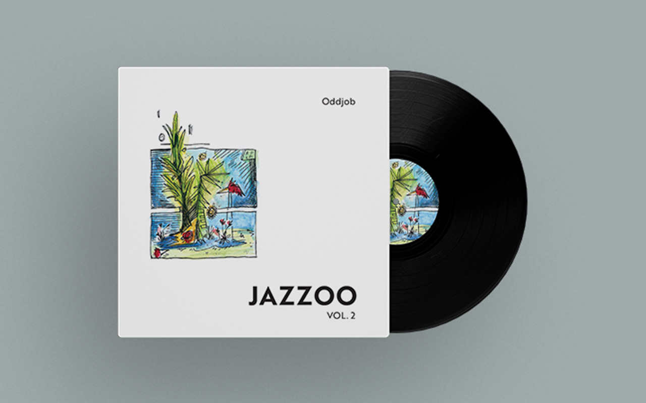 Front Cover Design for "Jazzoo Vol. 2" by Oddjob