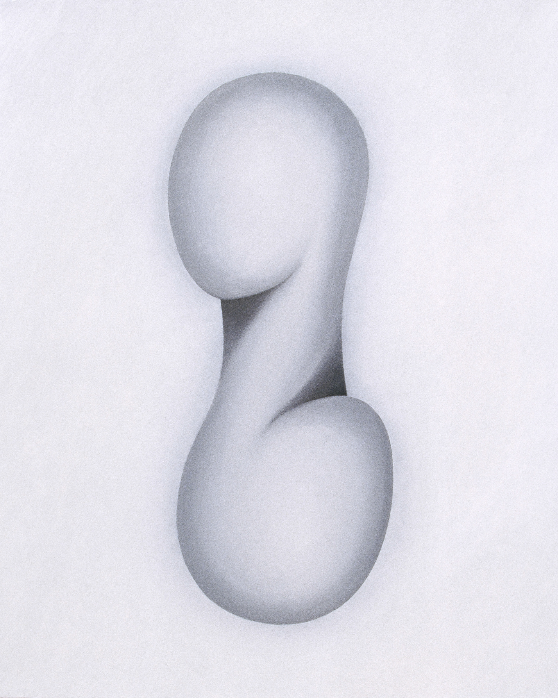 Cabeza bipolar. Óleo sobre lienzo. 81 x 65 cm. 2004.