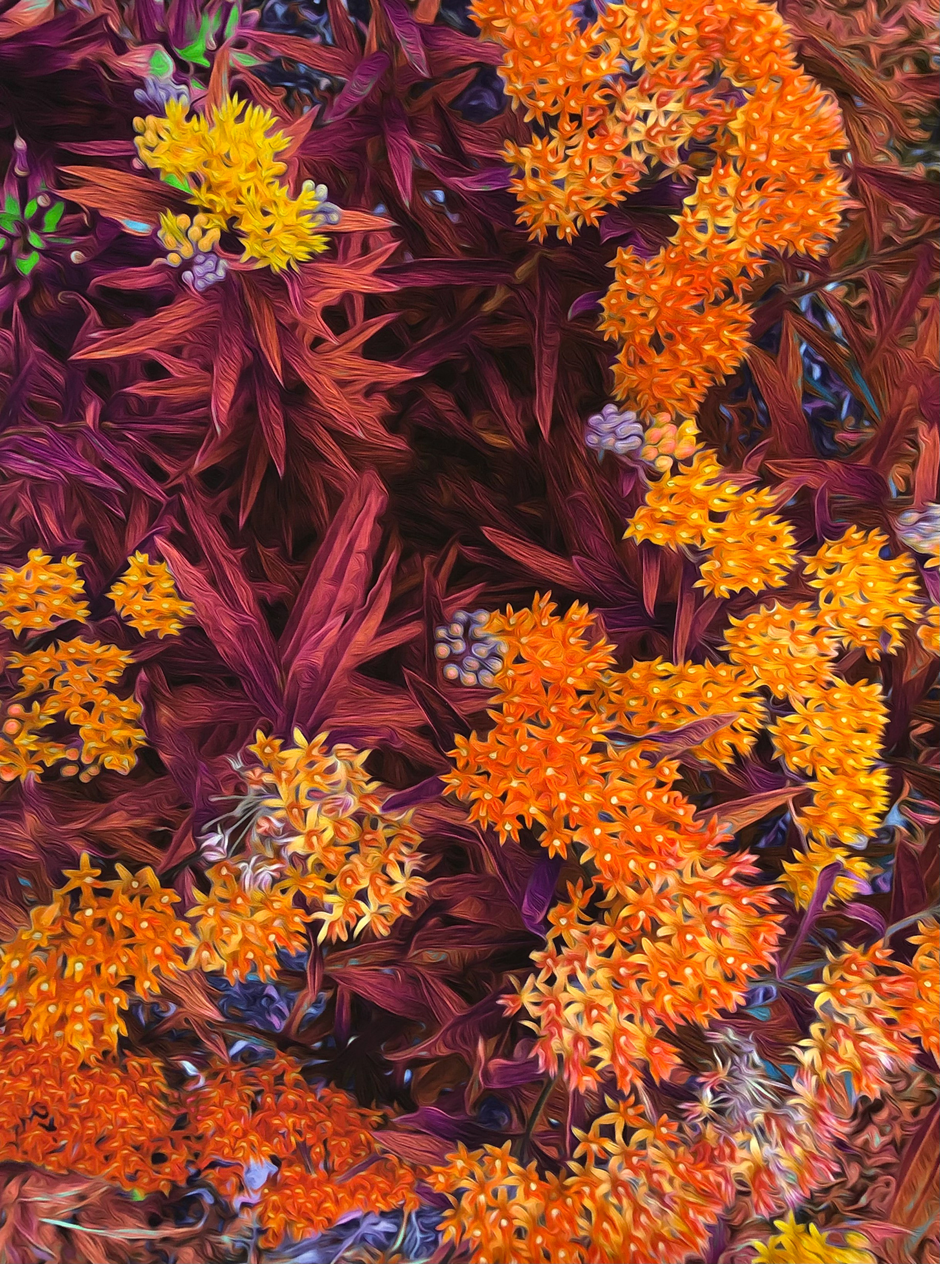 Japanese Sunset $650 (23" x 28")