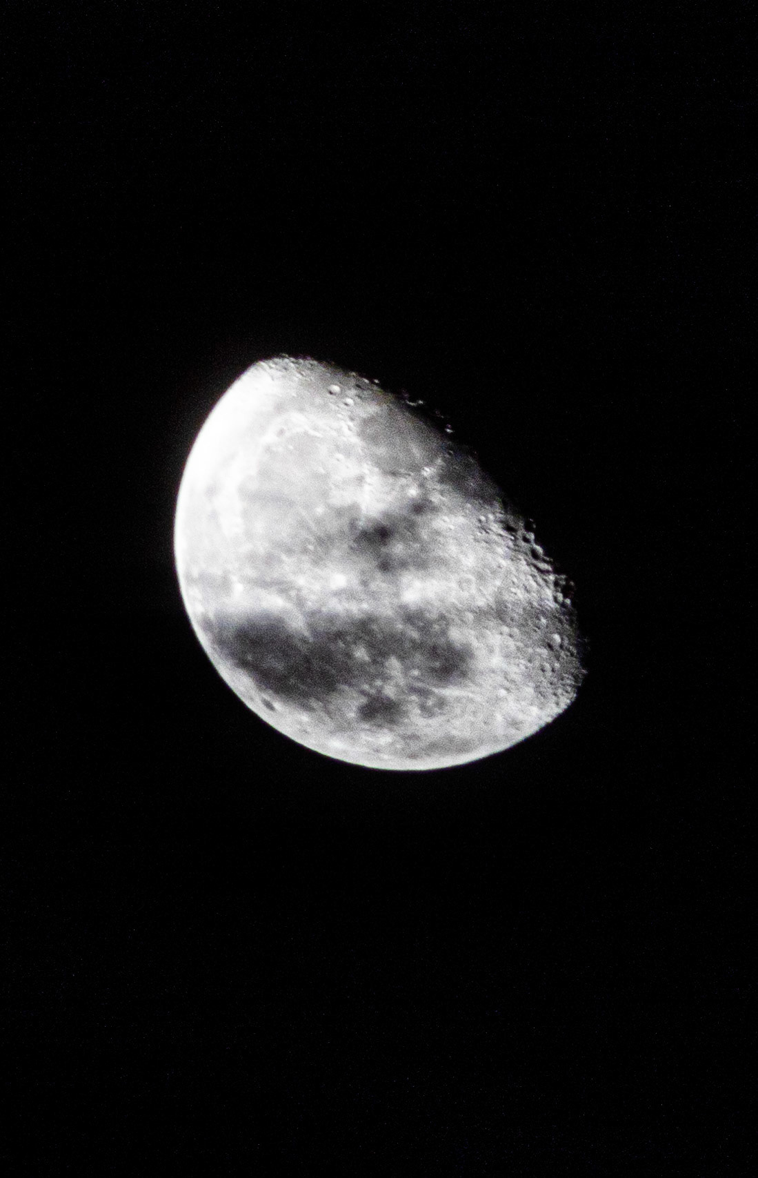 The moon is a loyal companion