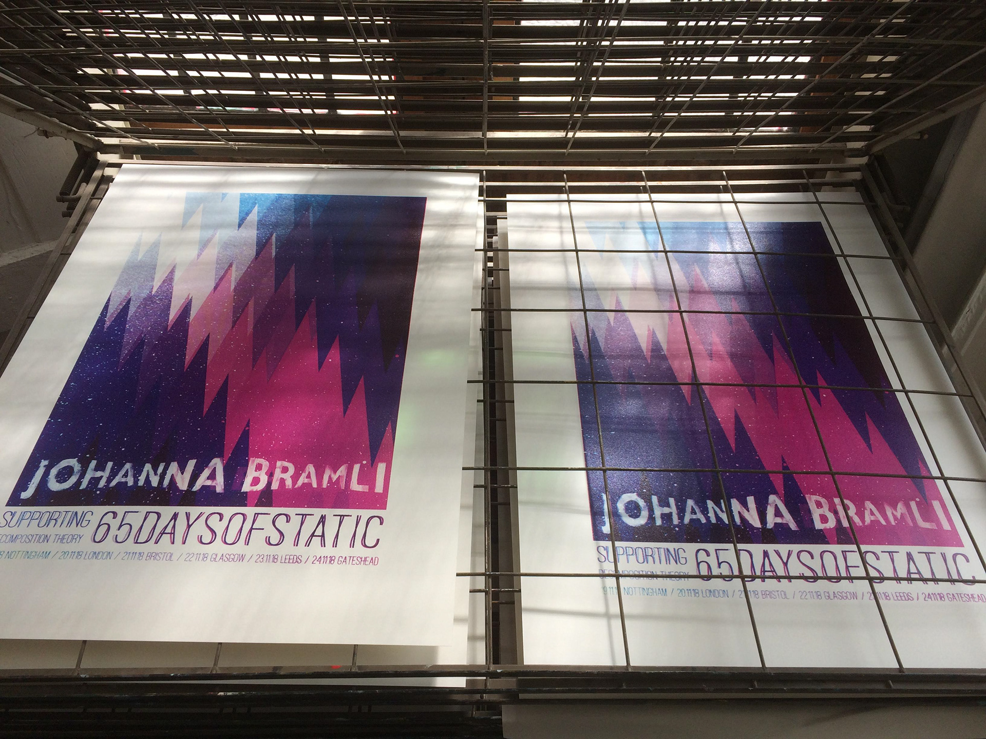 JOHANNA BRAMLI on tour with 65 days of static
