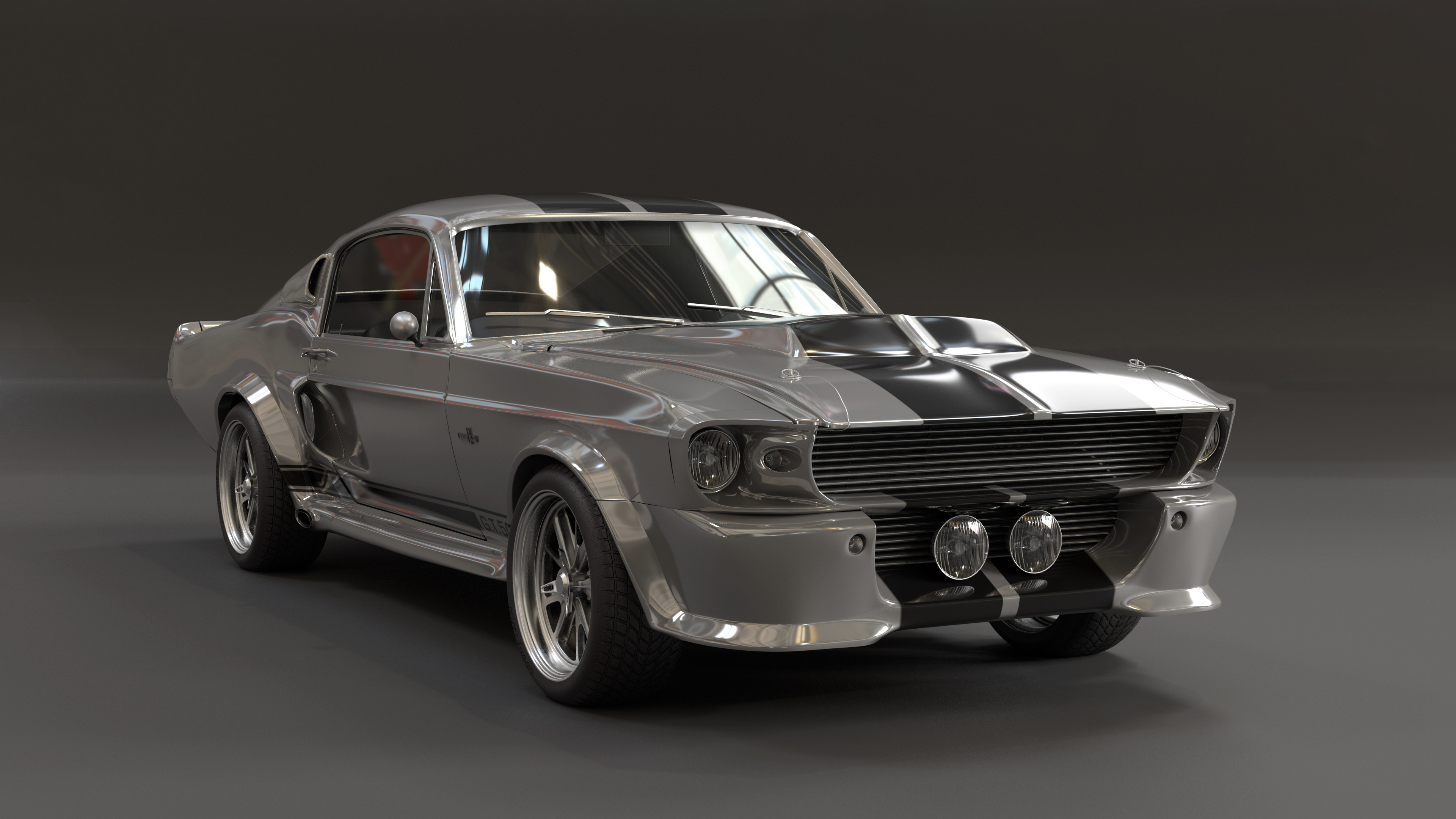 3d ford mustang