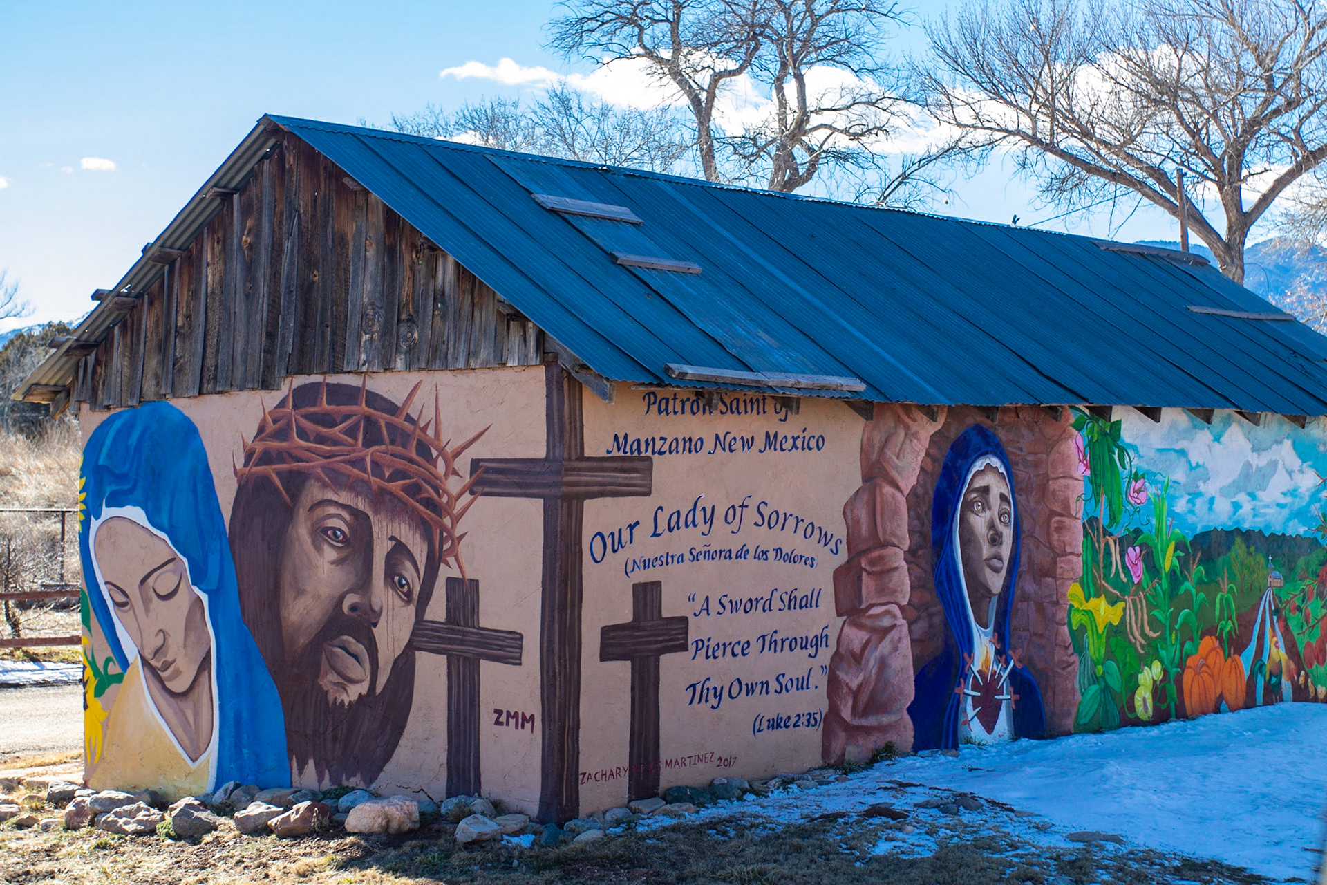 Building, Mazano, New Mexico