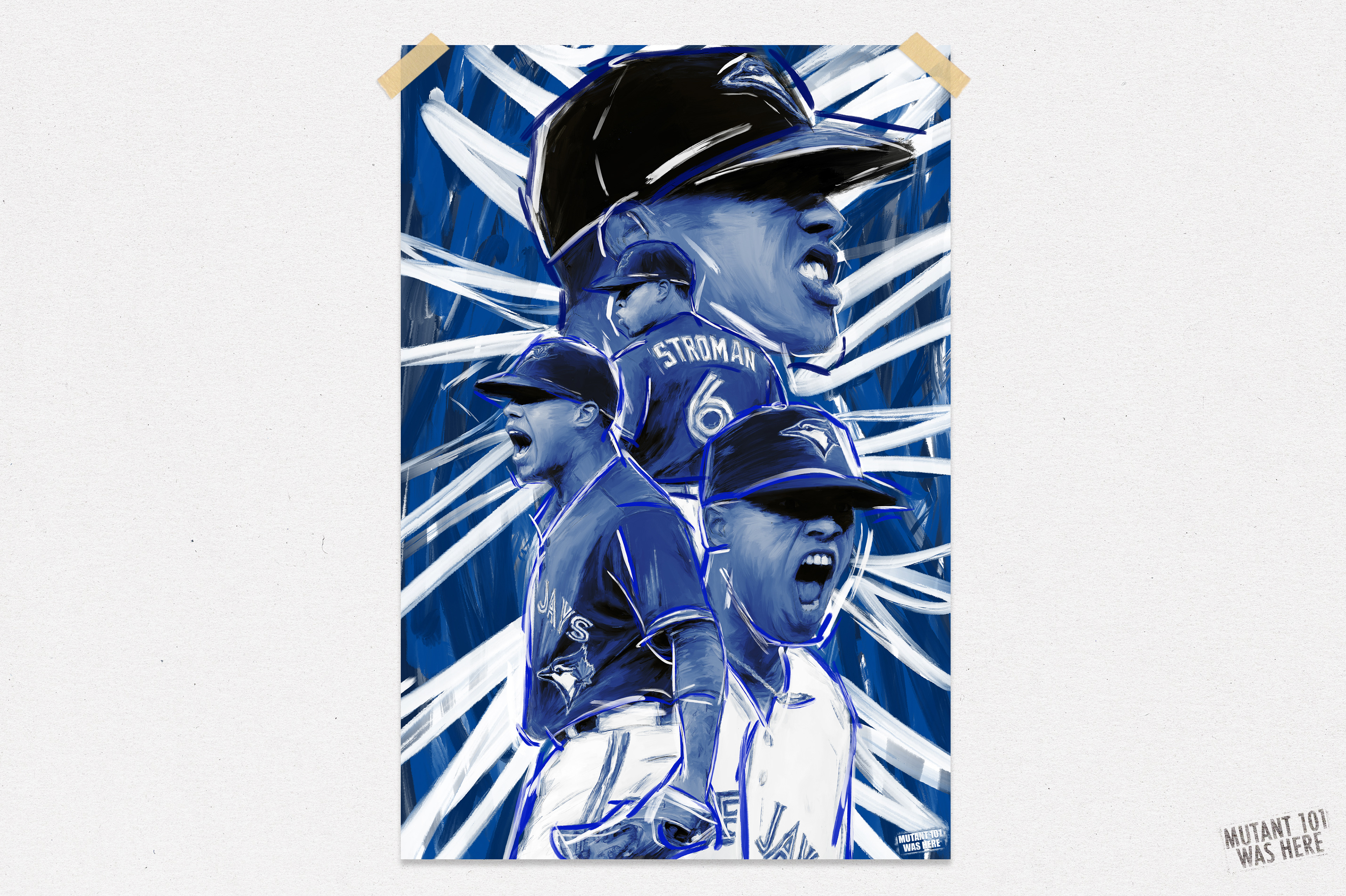 "Stroman" Tribute Portrait of Marcus Stroman