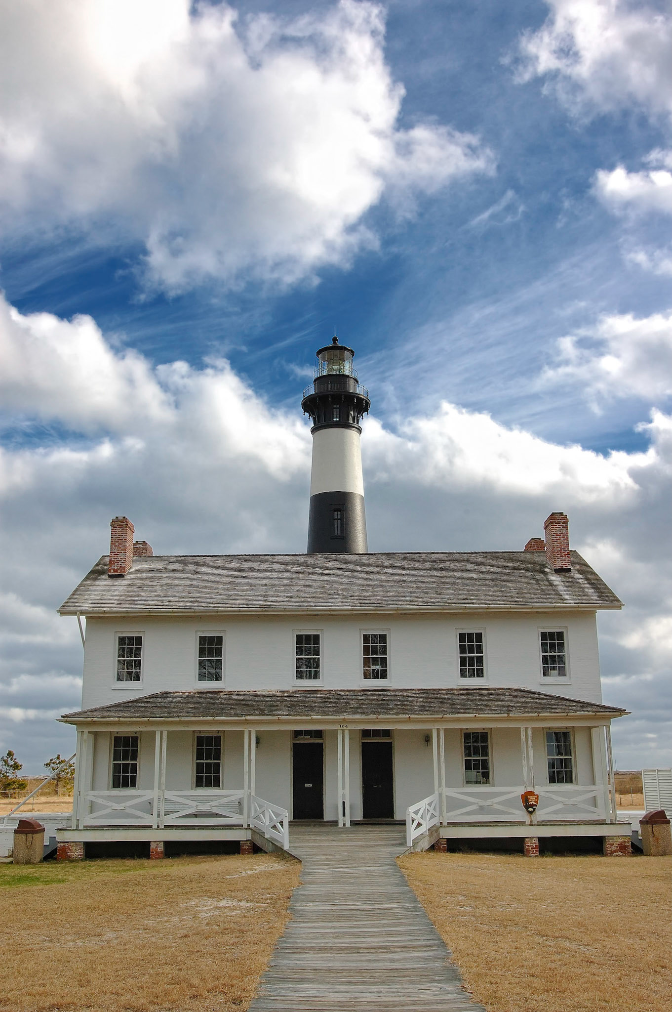 Bodie Island Lighthouse and Keepers Quarters - Outer Banks, North Carolina