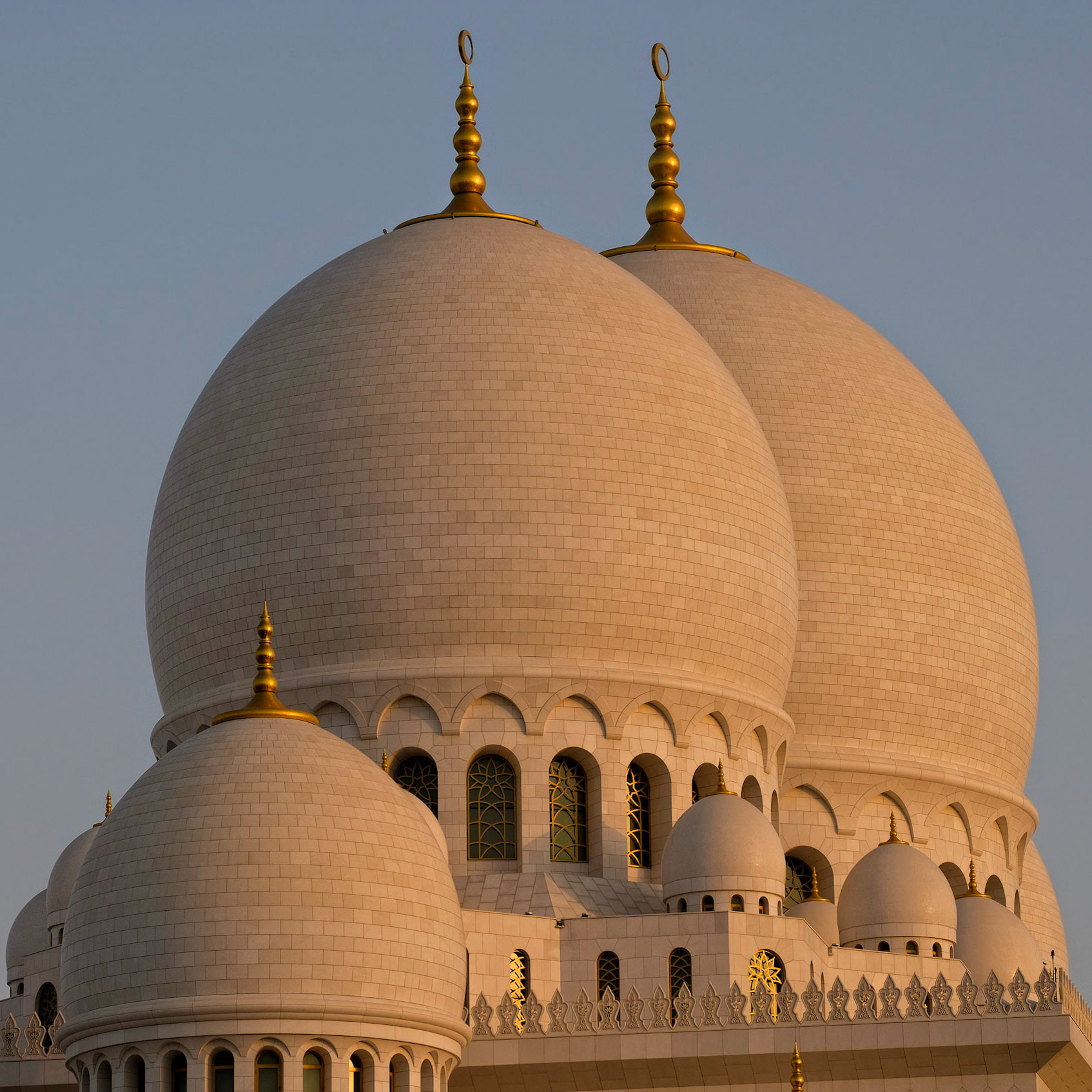Domes - Sheikh Zayed Mosque, Abu Dhabi, UAE