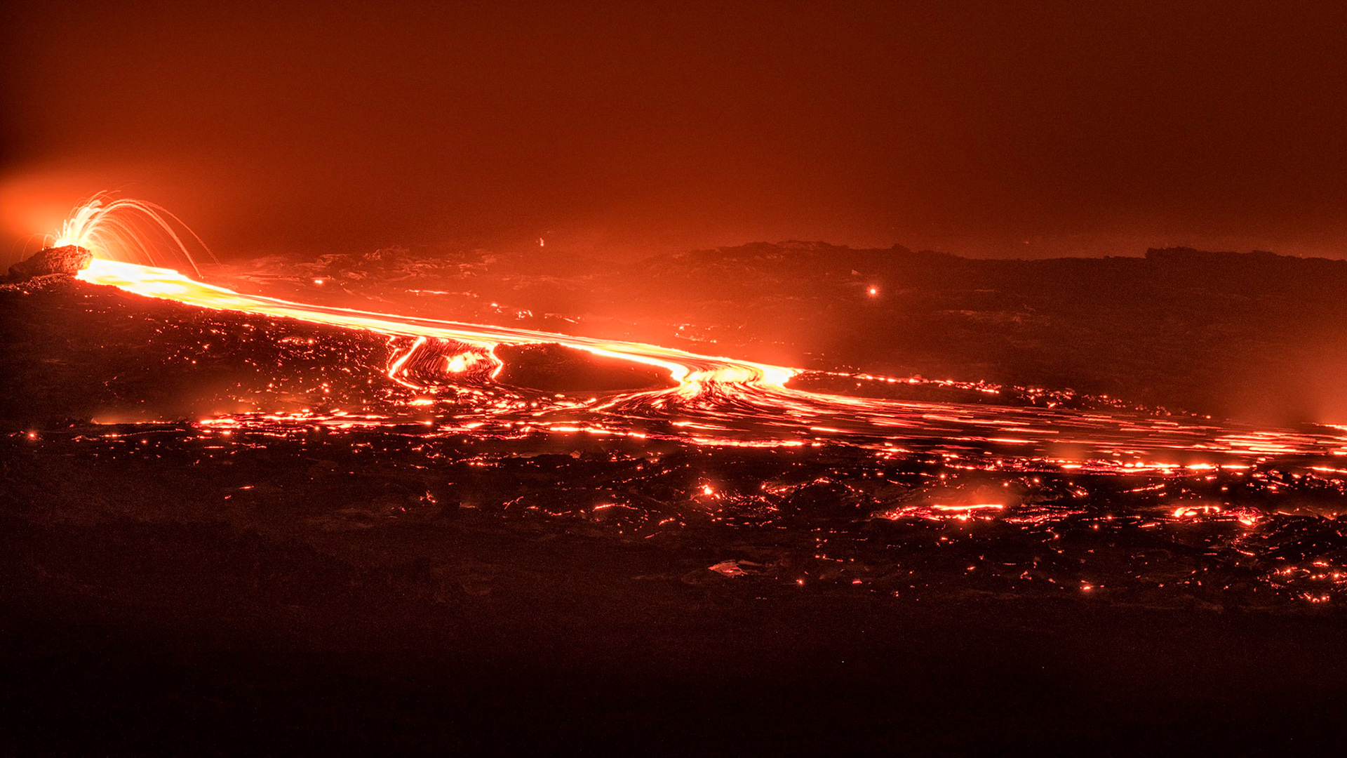 Lava Flow - Erta Ale, Danakil Depression, Ethiopia