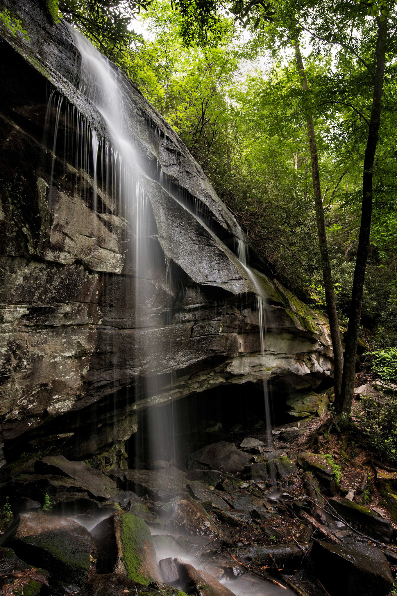 Slick Rock Falls - Pisgah National Forest, North Carolina