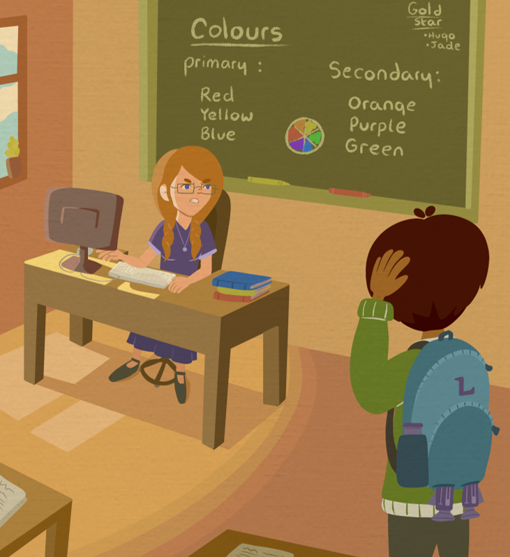 Inside illustration for my children's book 'That's Not True'