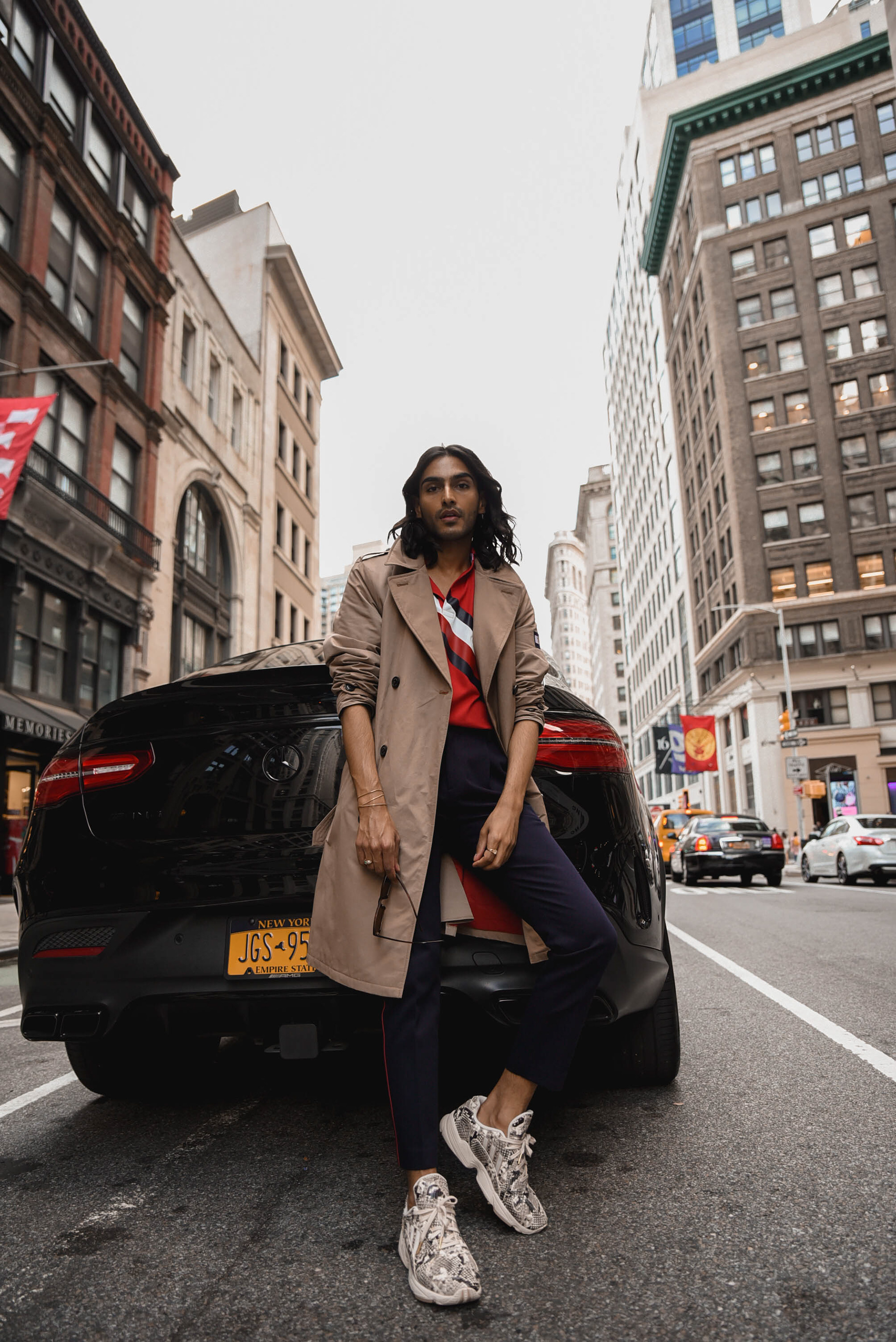 @Rahi_chadda on the way to the TommyxZendaya show in NYC