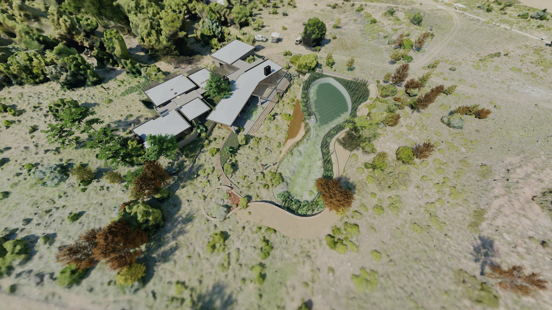 Drone data workflow test: In-place context