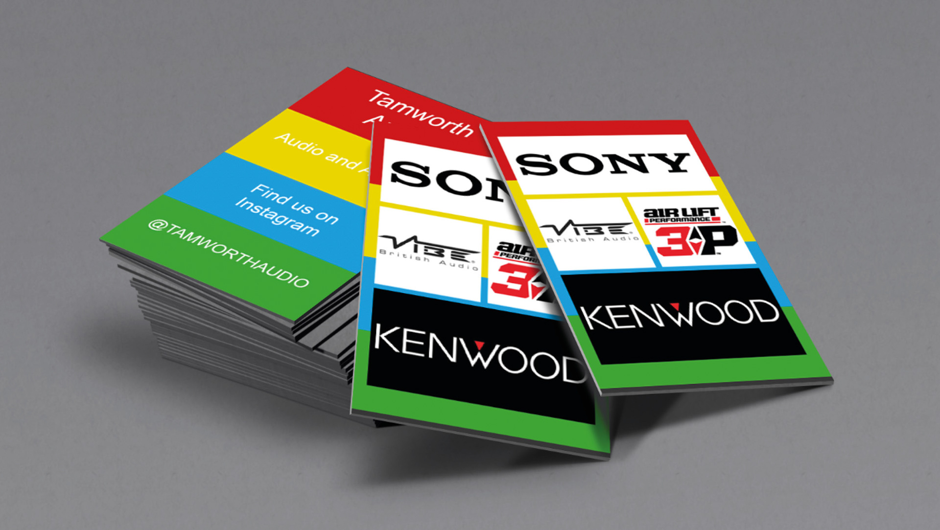 Zoe Brandon - Business cards for Tamworth audio