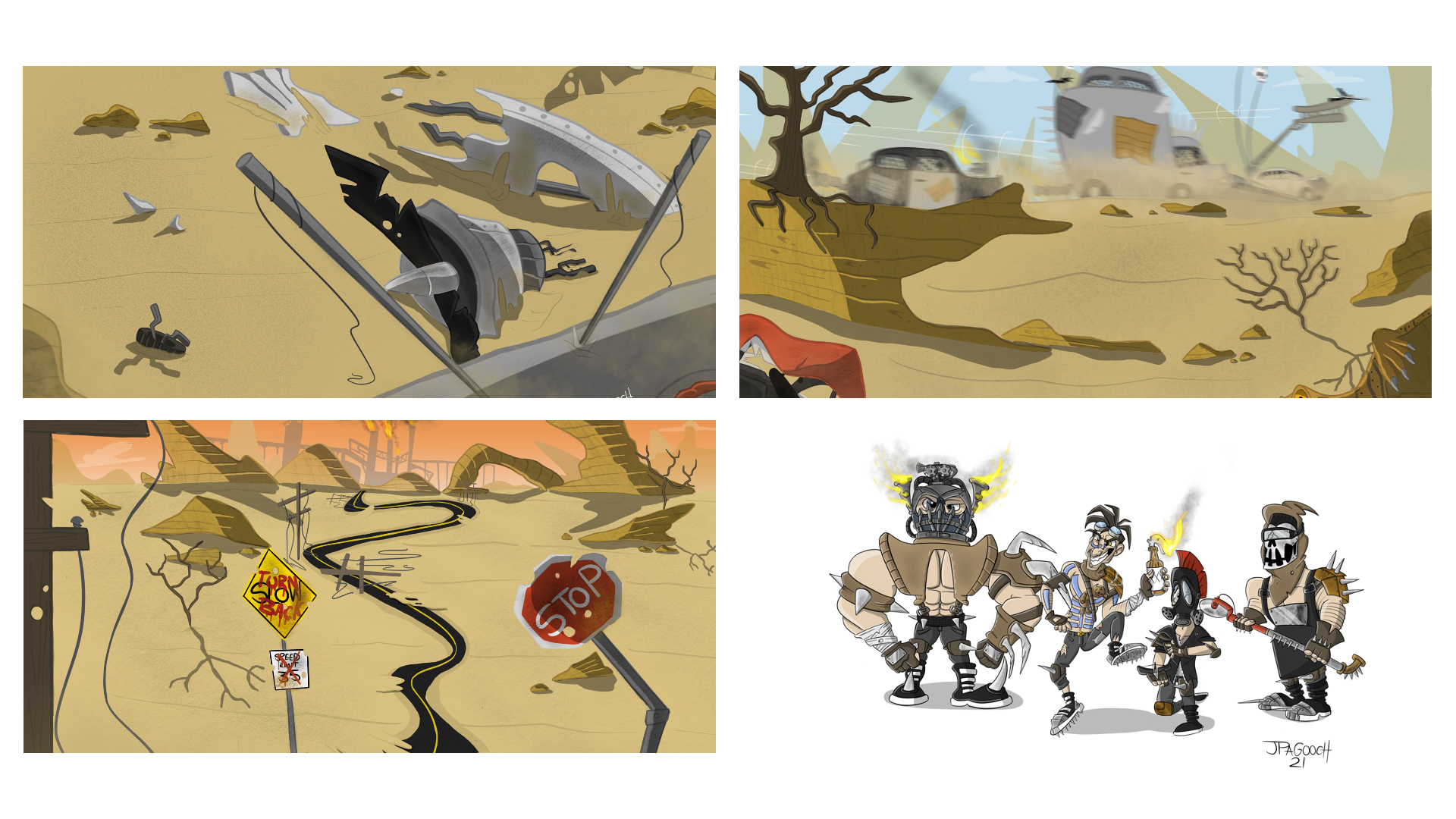 JAMES GOOCH Character and Environment Illustration