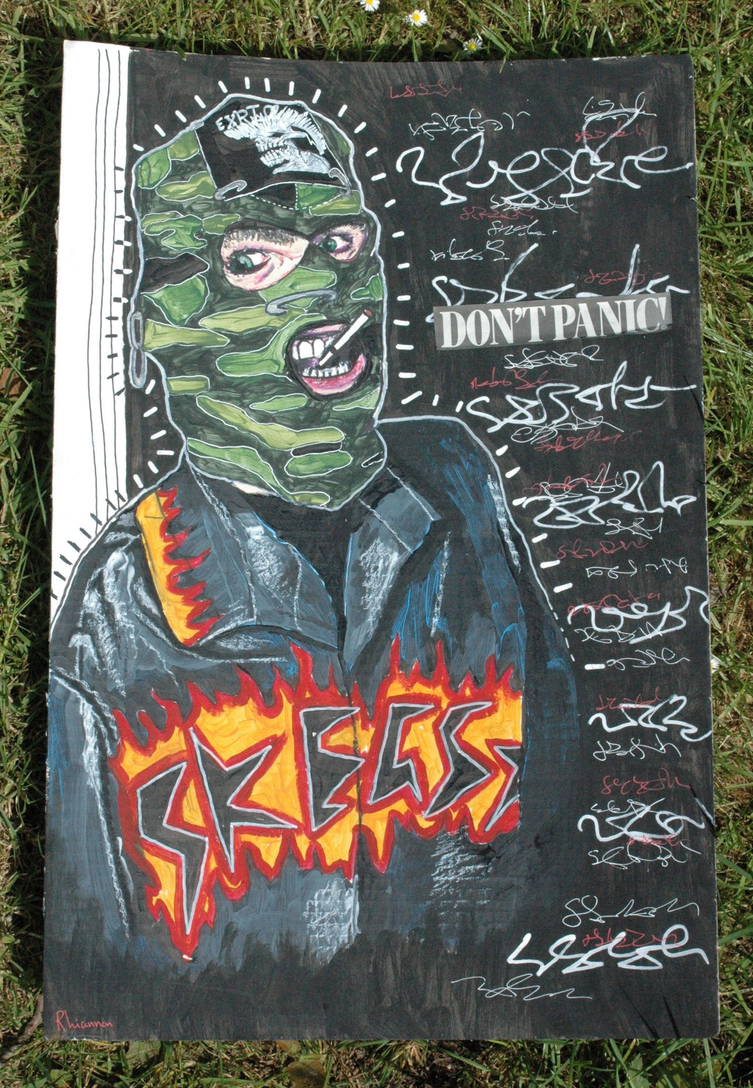 Rhiannon Hill - Punk’s Not Dead - Illustration
