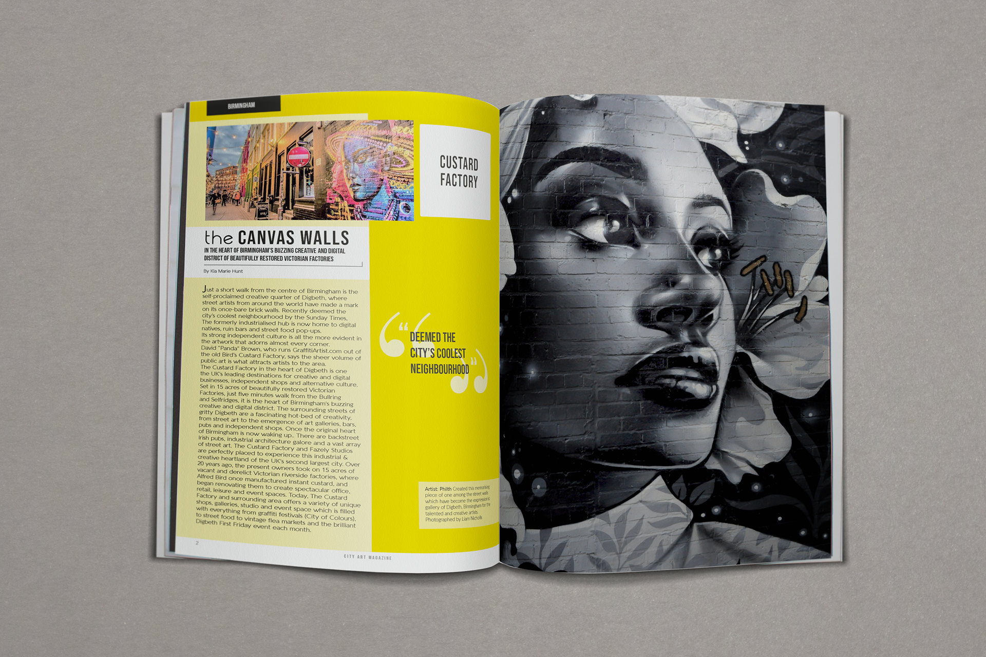 Serita Ramsay - Art Direction: City Art Magazine