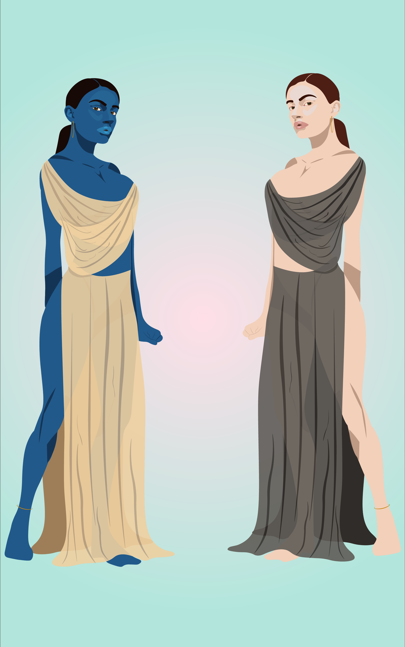 Julia Wasowicz - Two Goddnesses Illustration