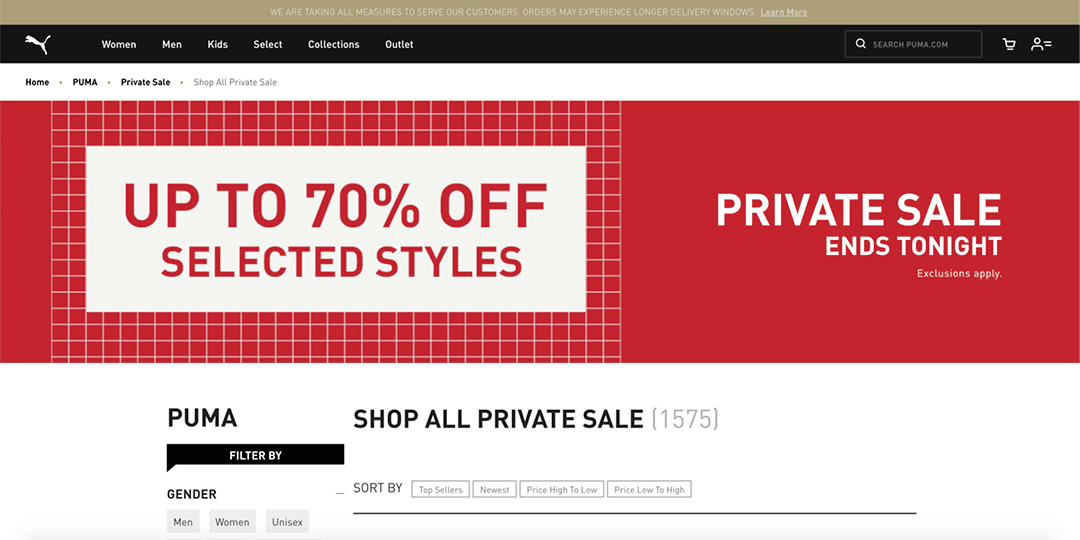 Puma factory shop outlet coupons