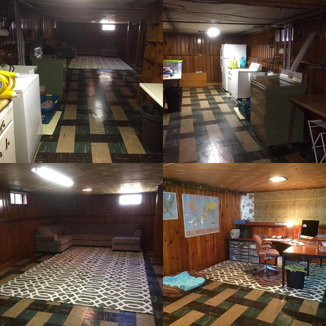Basement before