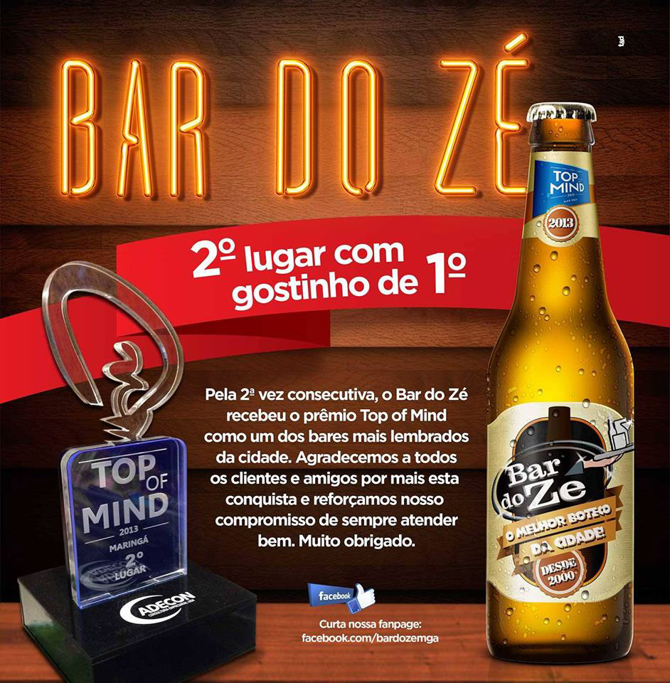 T&D Tecnologia & Design Bar do Zé Social Media