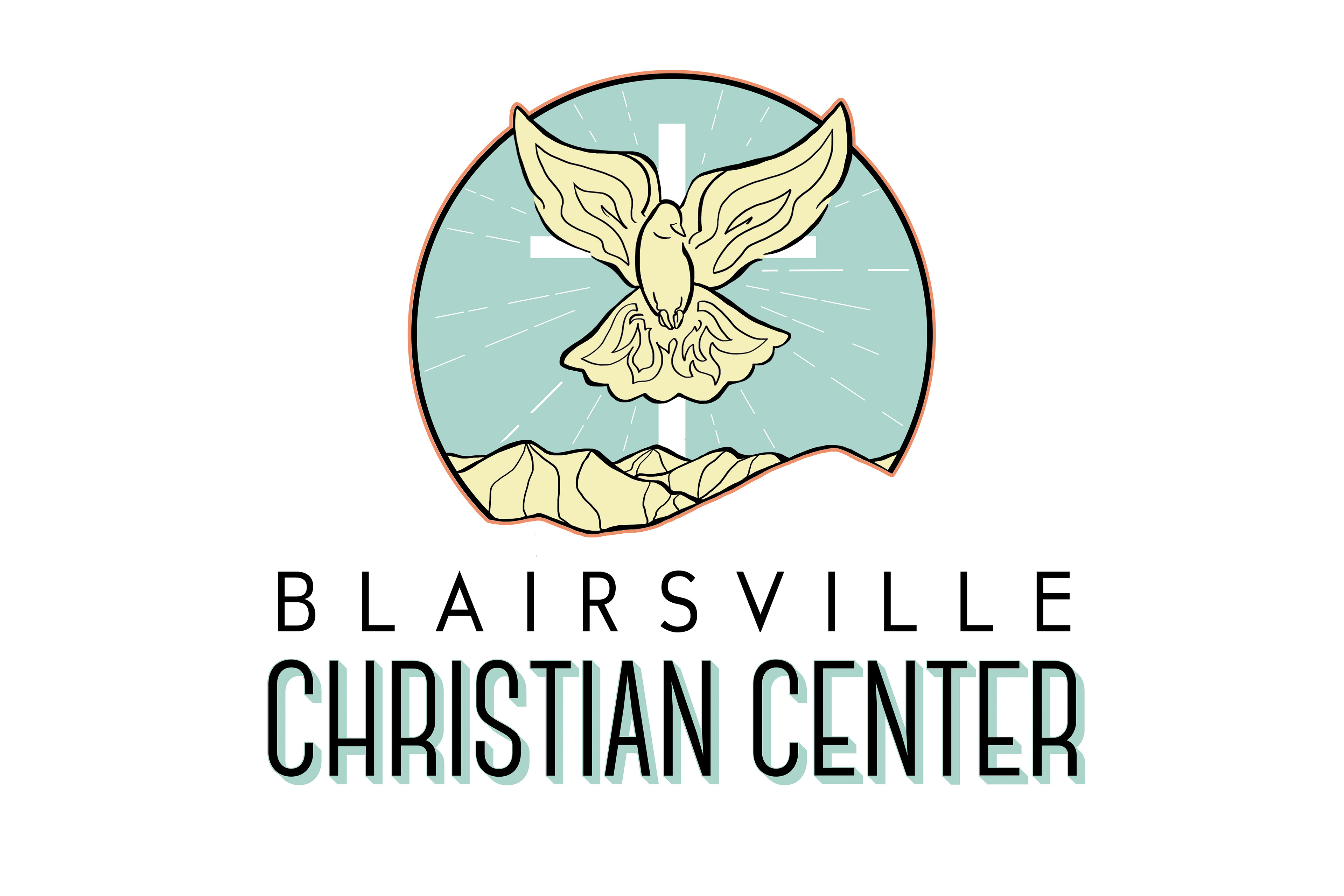 Modern logo, church, dove design