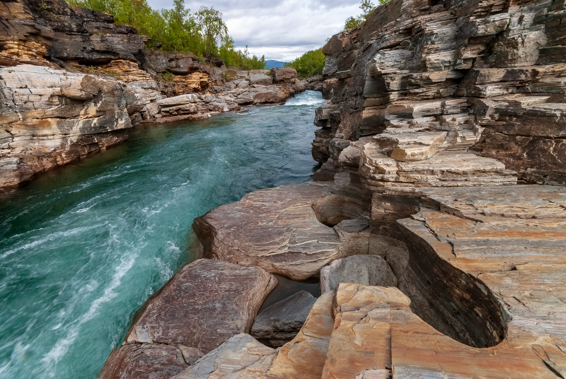 Abisko Kanjon, Abiskojokken