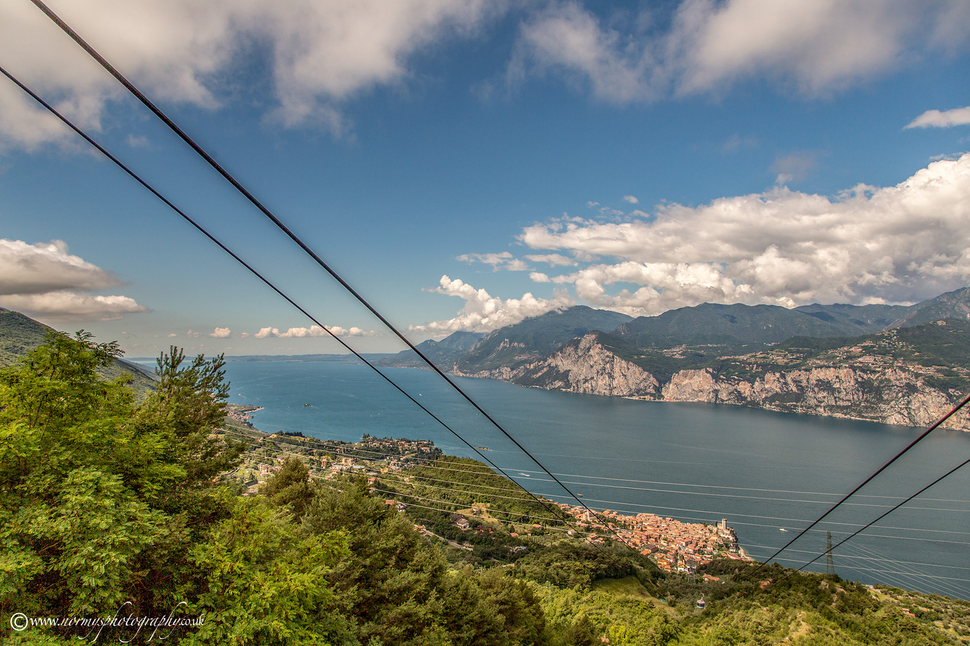 Heading up Monte Baldo