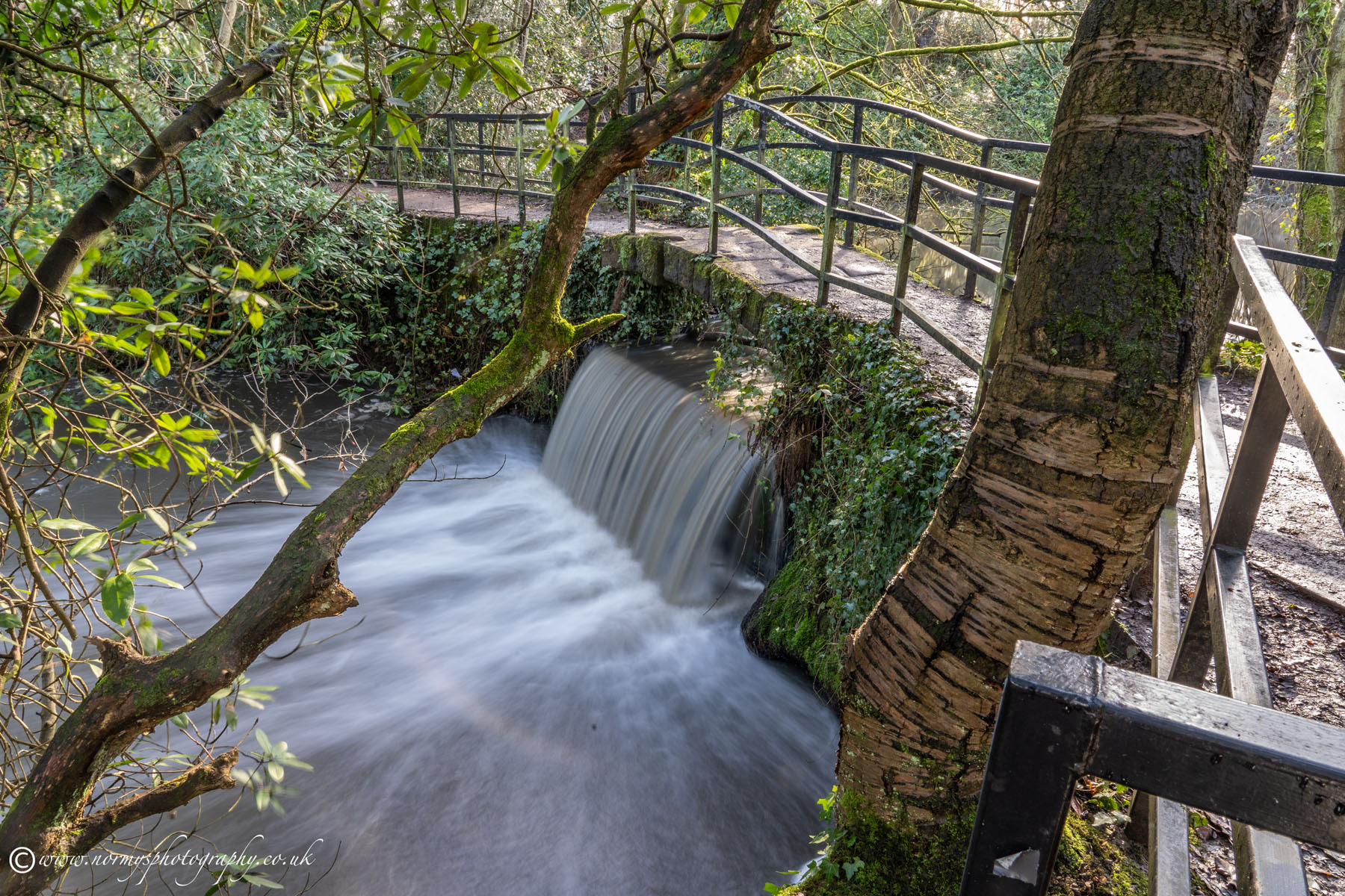and over the weir...