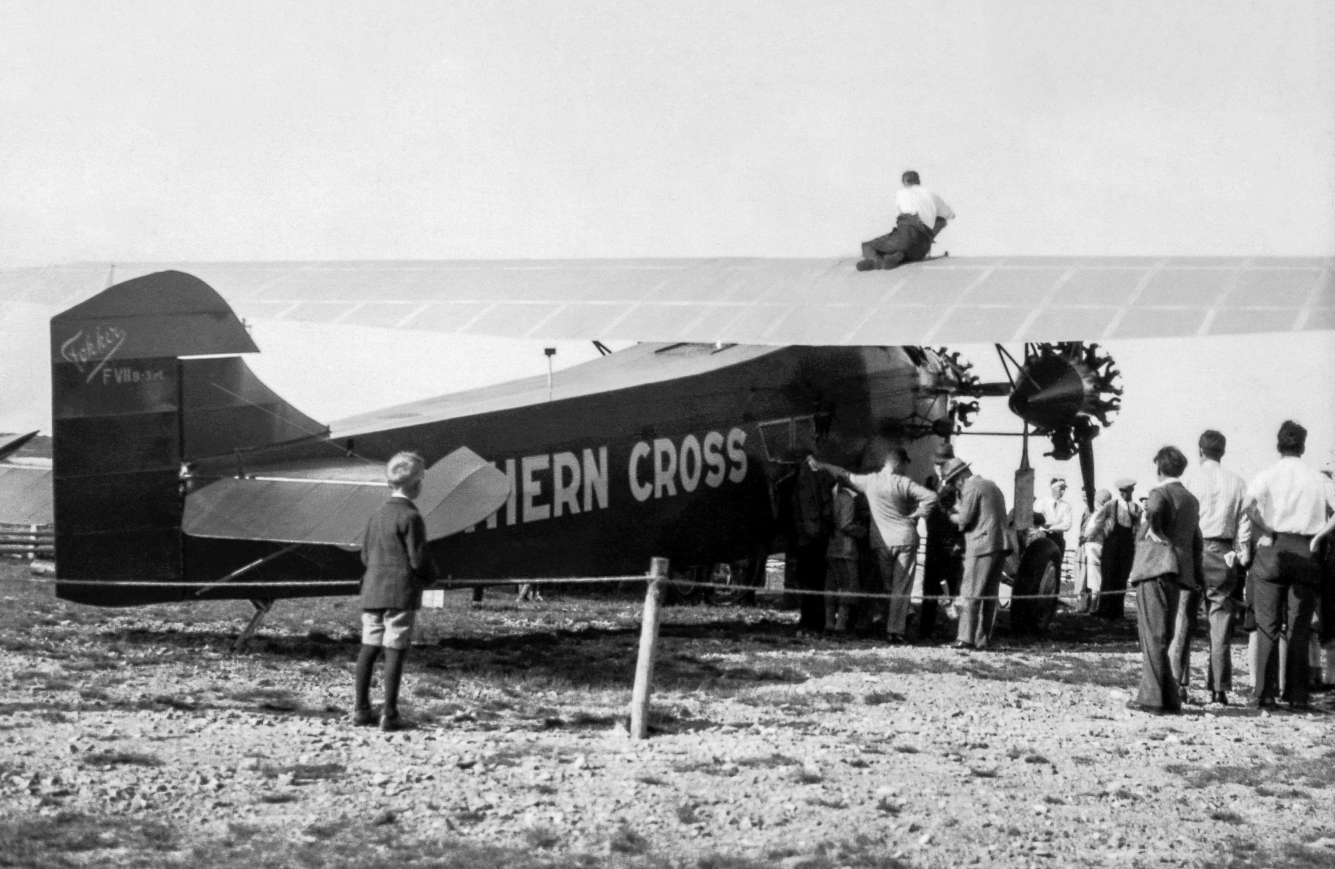 Sir Kingsford Smith's aircraft "Southern Cross" aircraft - 1930 - Repaired / Restored