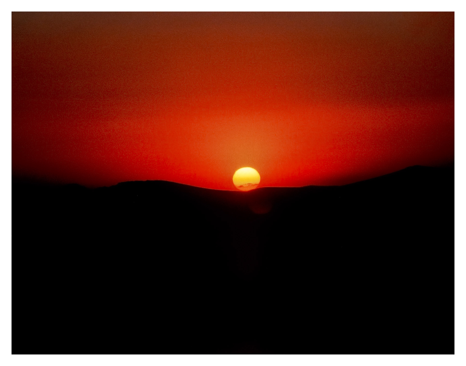 Sunset over Anatolia Turkey