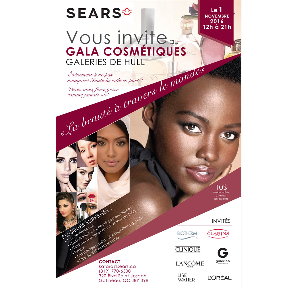 Sears promotional ad in French