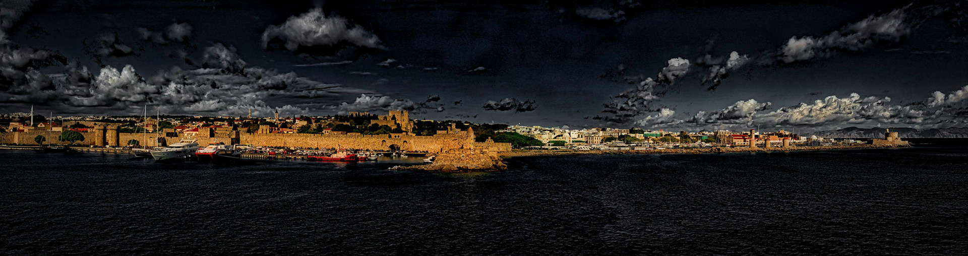 Arriving Rhodes, Greece