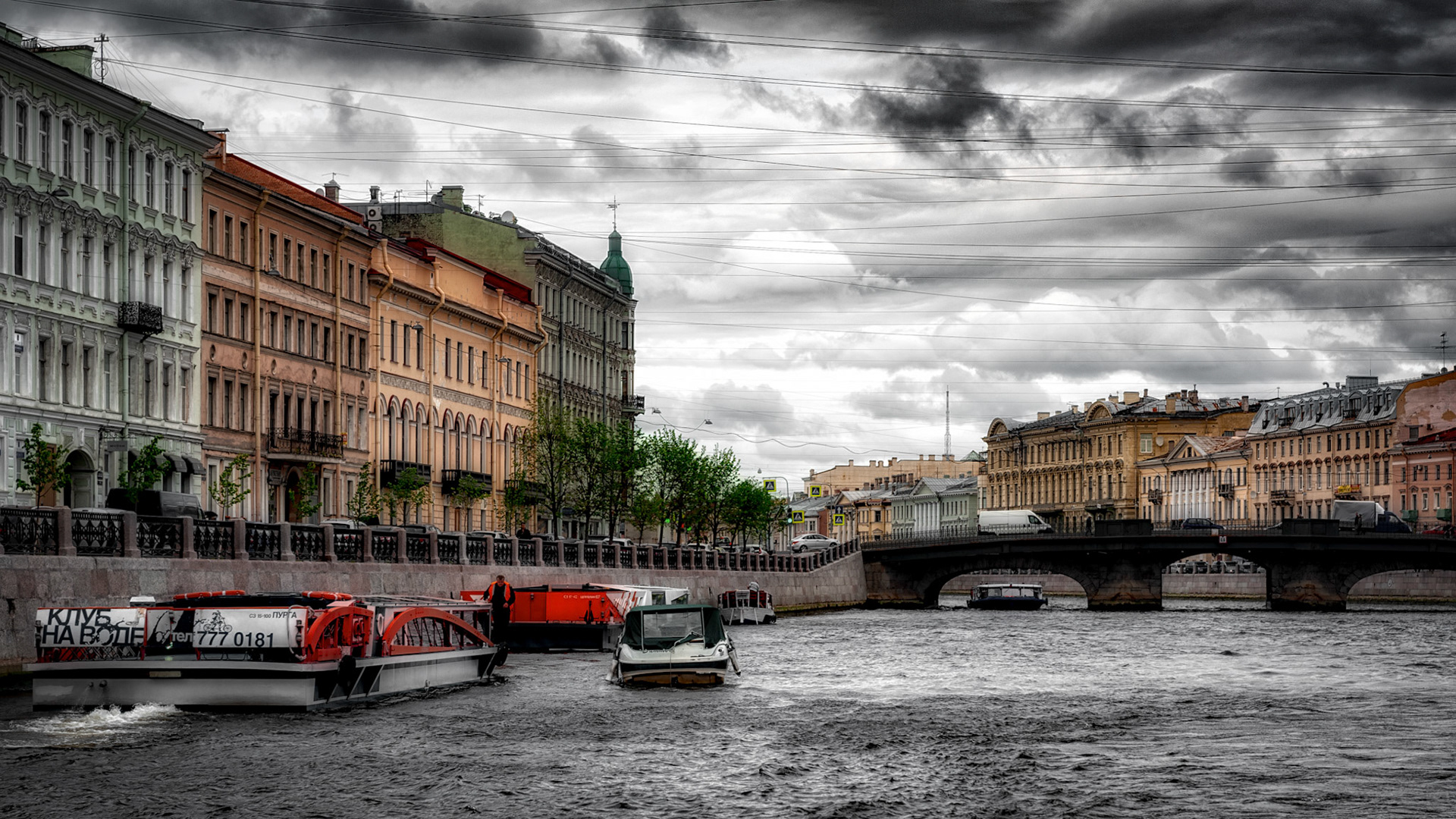 Most Belinskogo Bridge, St. Petersburg, Russia