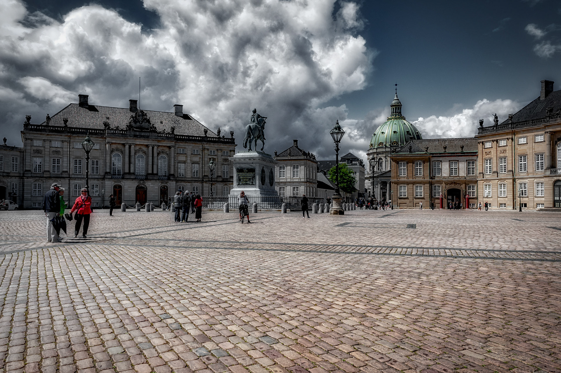 Amalienborg Palace, Copenhagen, Denmark