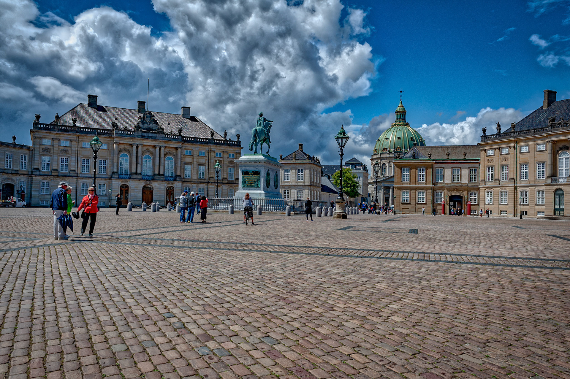 Amalienborg Palace, Copenhagen, Denmark