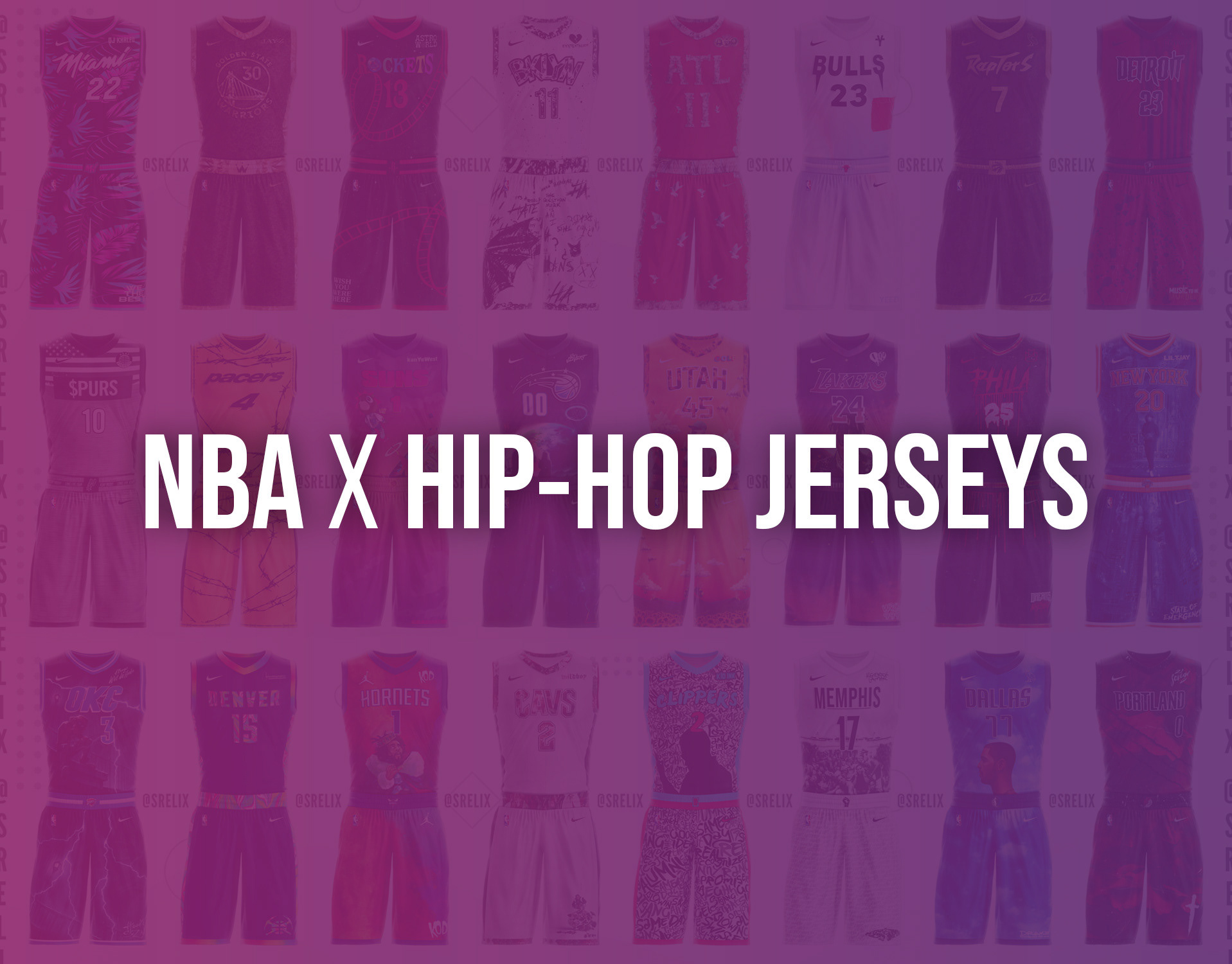 SRELIX Portfolio - NBA 2020 Christmas Jersey Concepts