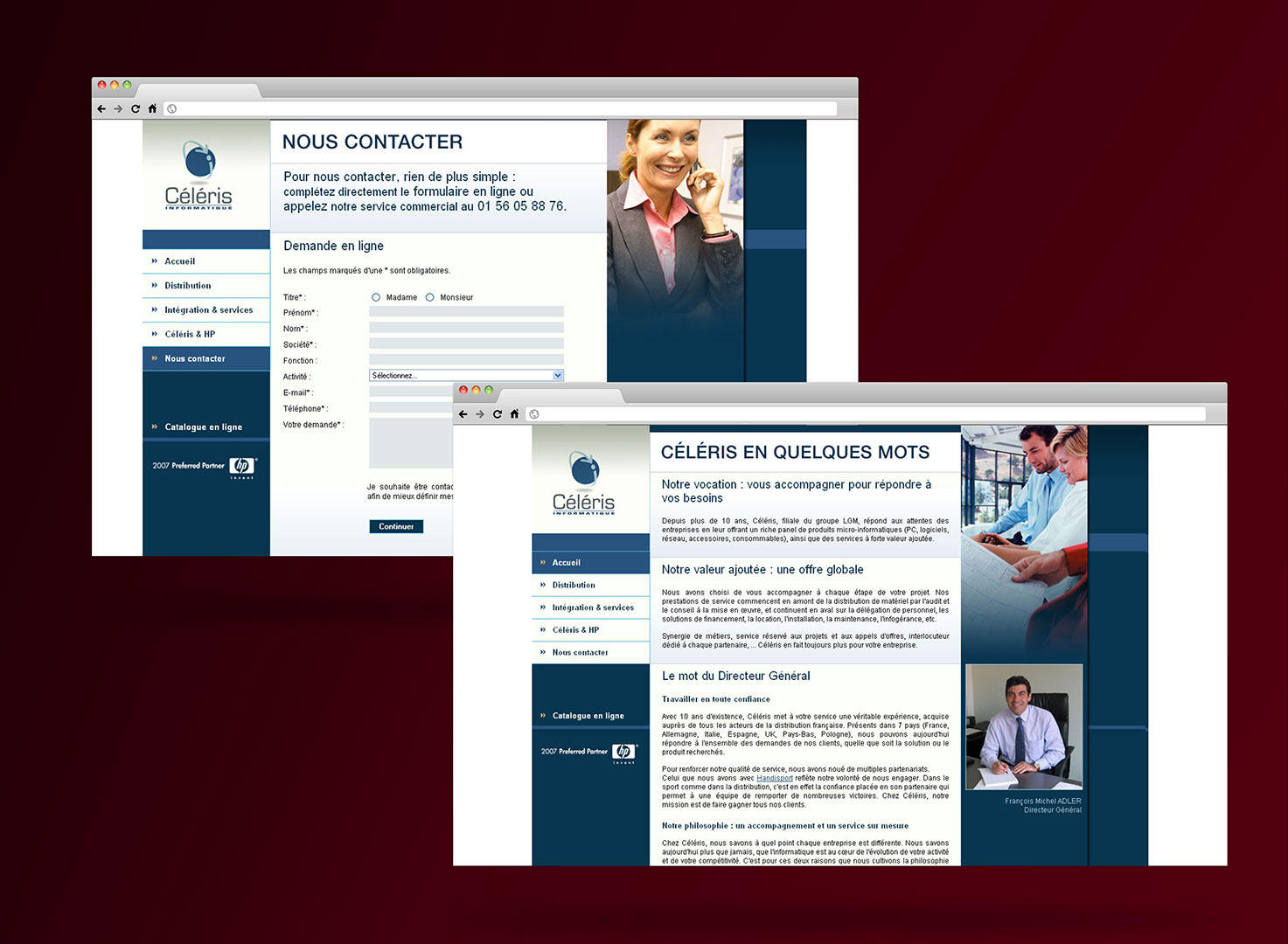 Website design