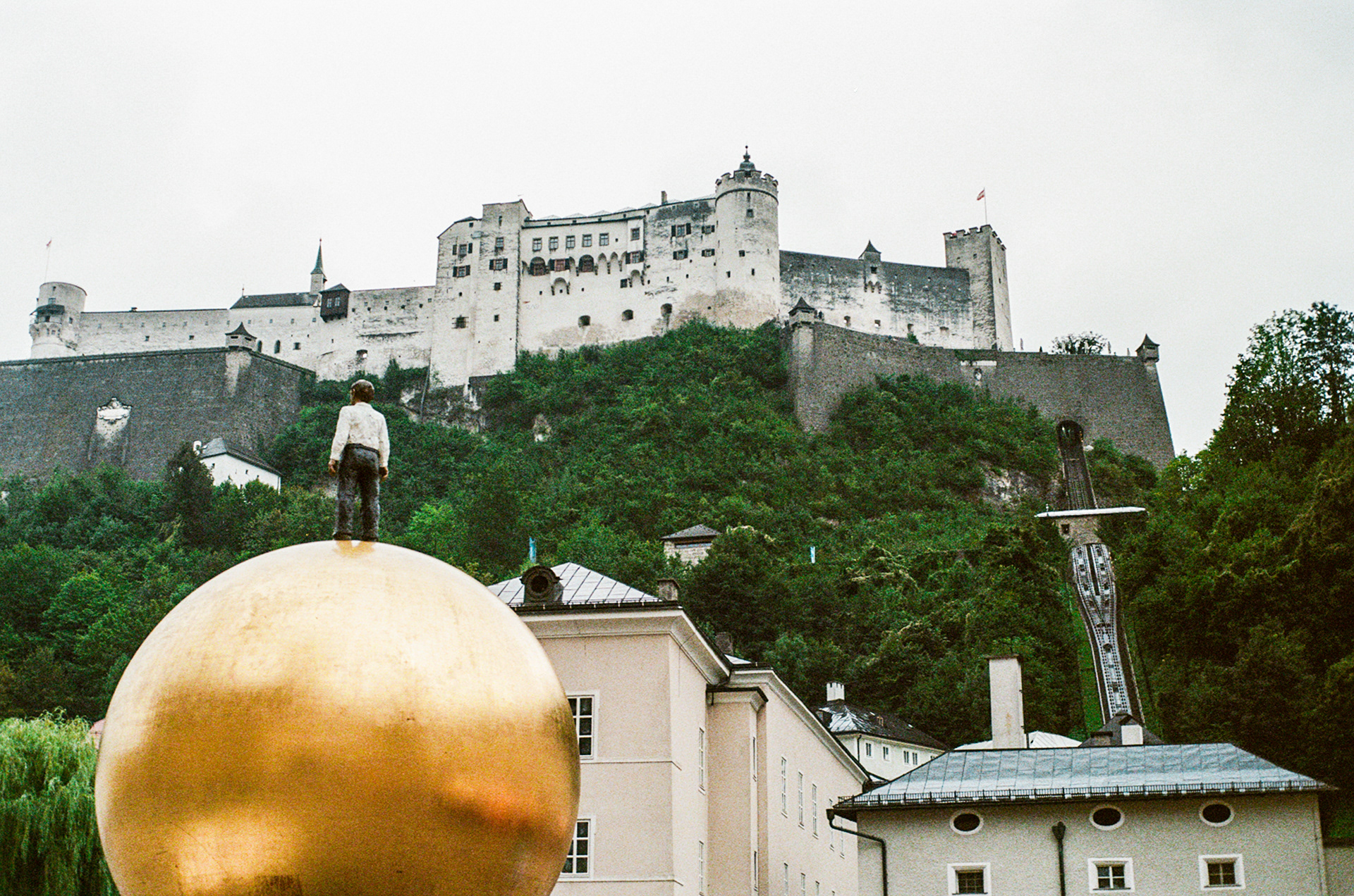 Looking at Sphaera and Fortress Hohensalzburg