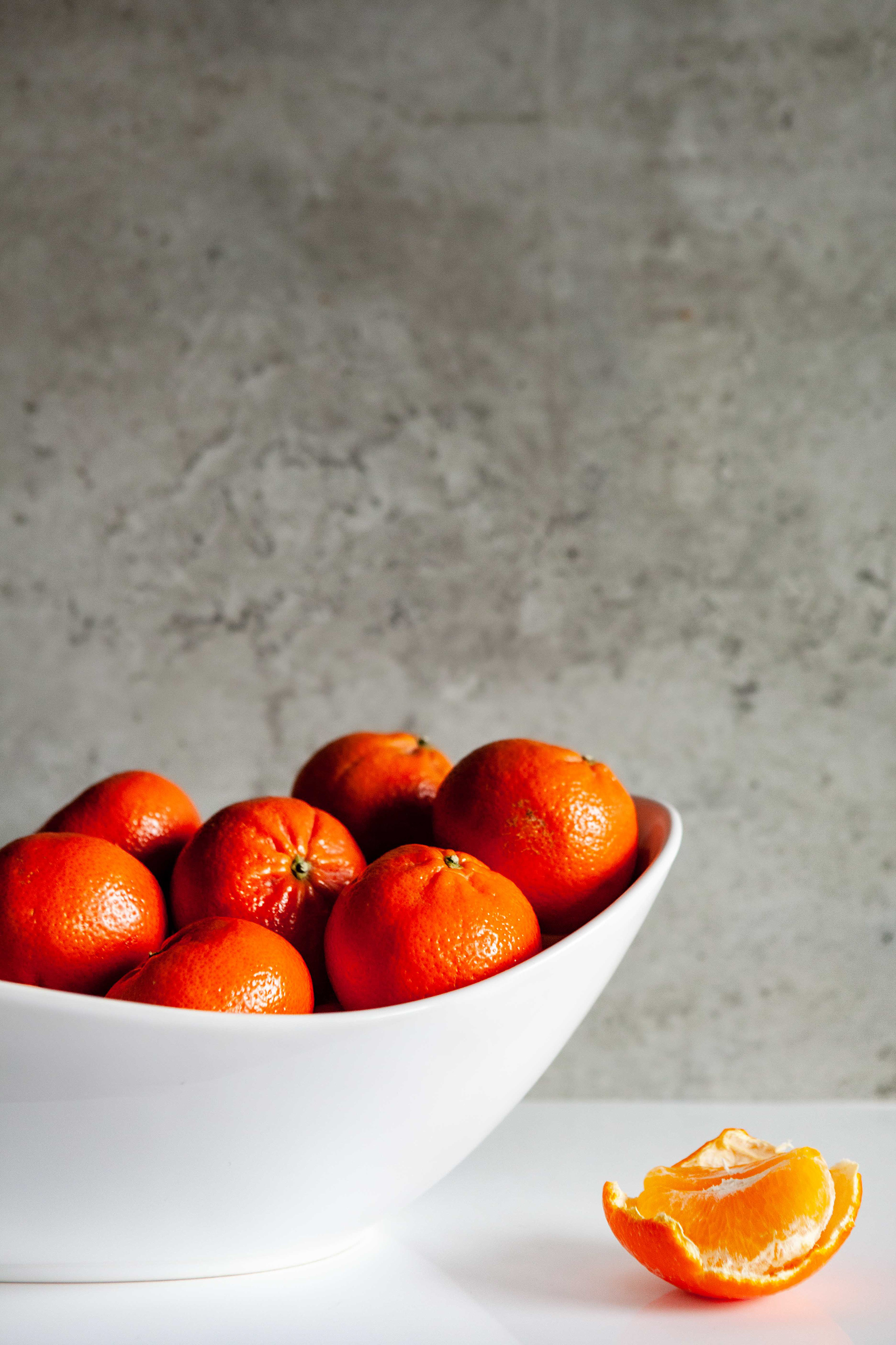 Contemporary Still Life Photography - a Bowl of Tangerines