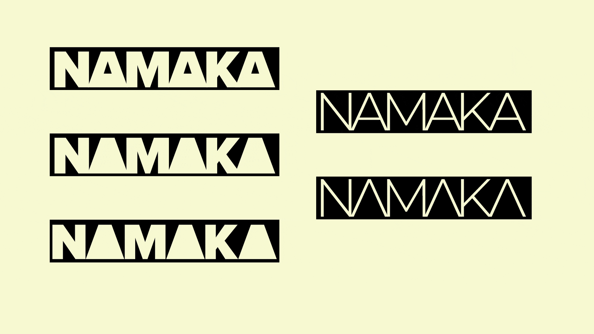 Branding Explorations for Namaka
