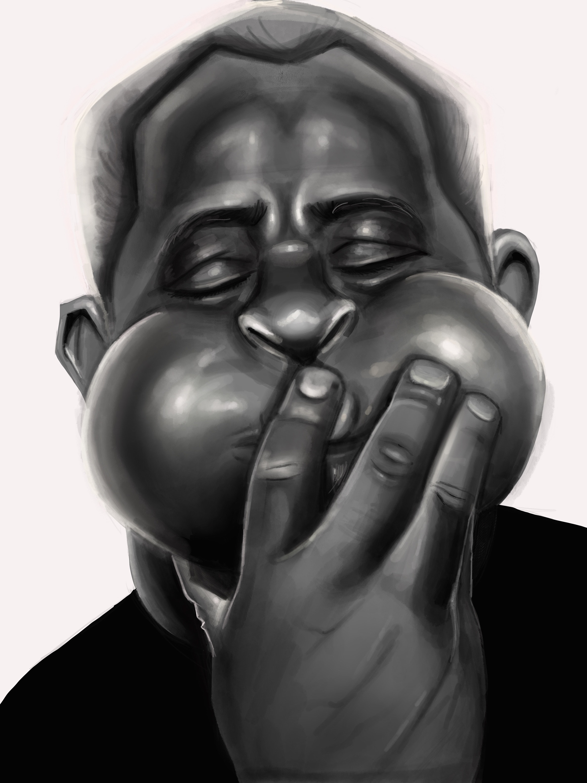 "Dizzy G" 2021, Digital painting