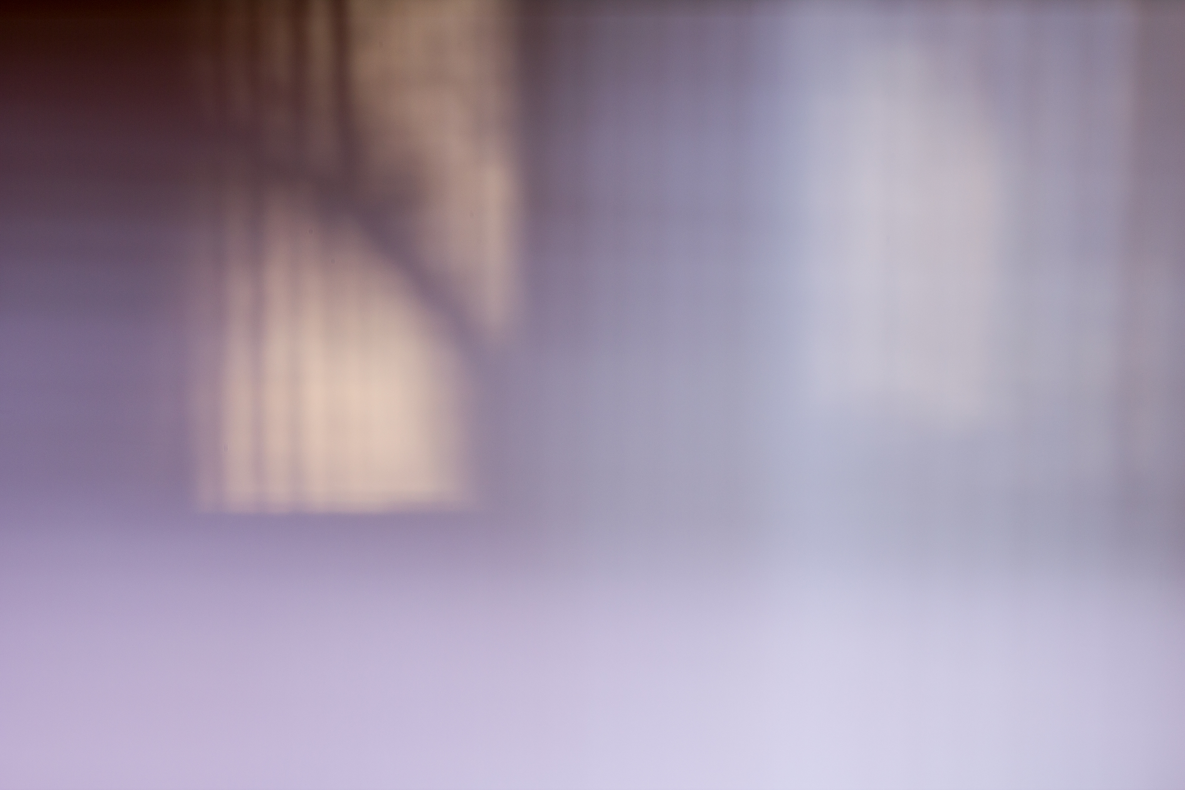"Gold Over Variations of Lavender and Cyan," 2013, Digital photograph on canvas