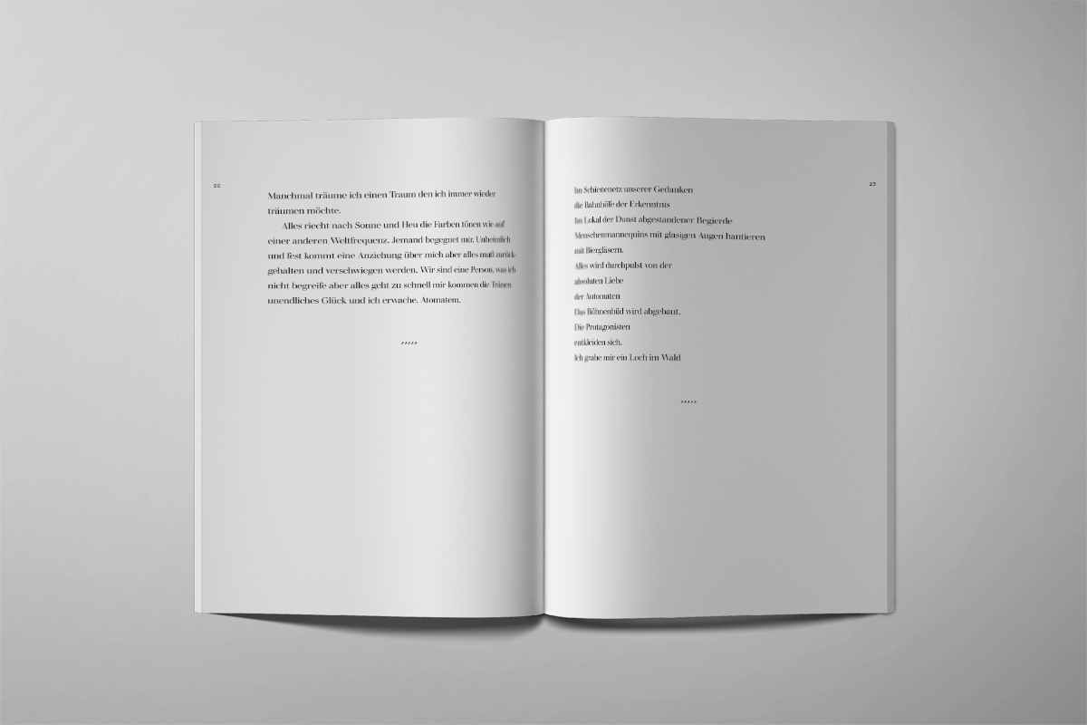 Beispiel grafische Buchgestaltung