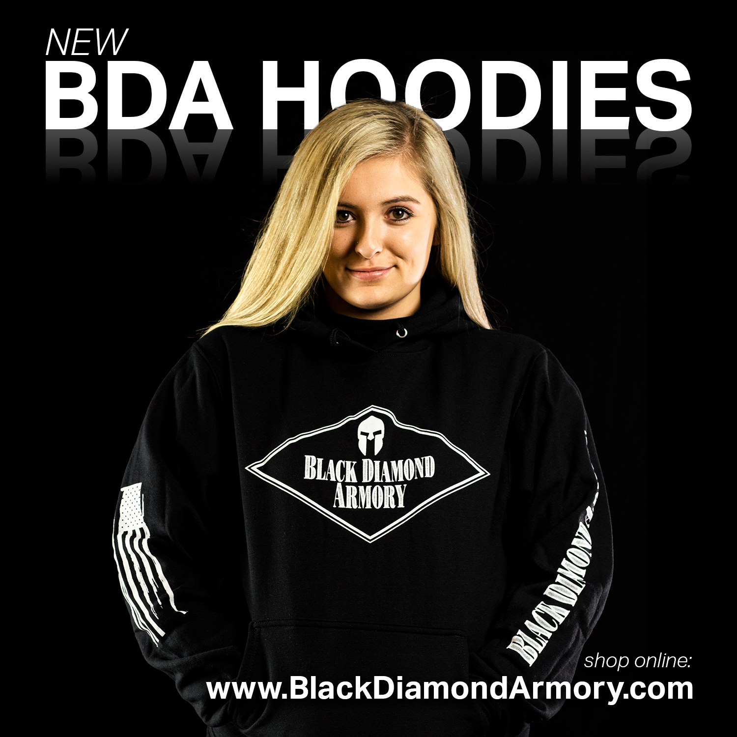 Black Diamond Armory Sweatshirt Facebook Campaign