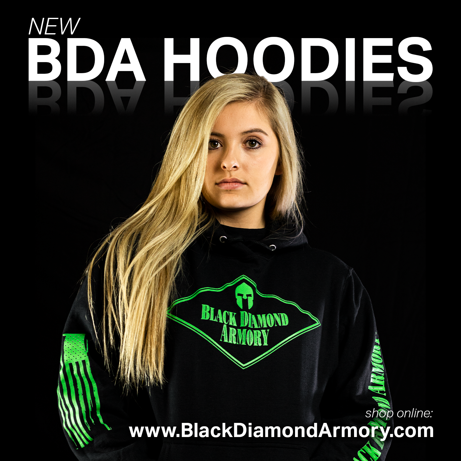 Black Diamond Armory Sweatshirt Facebook Campaign