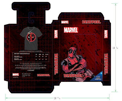 T-Shirt Box Packaging Design