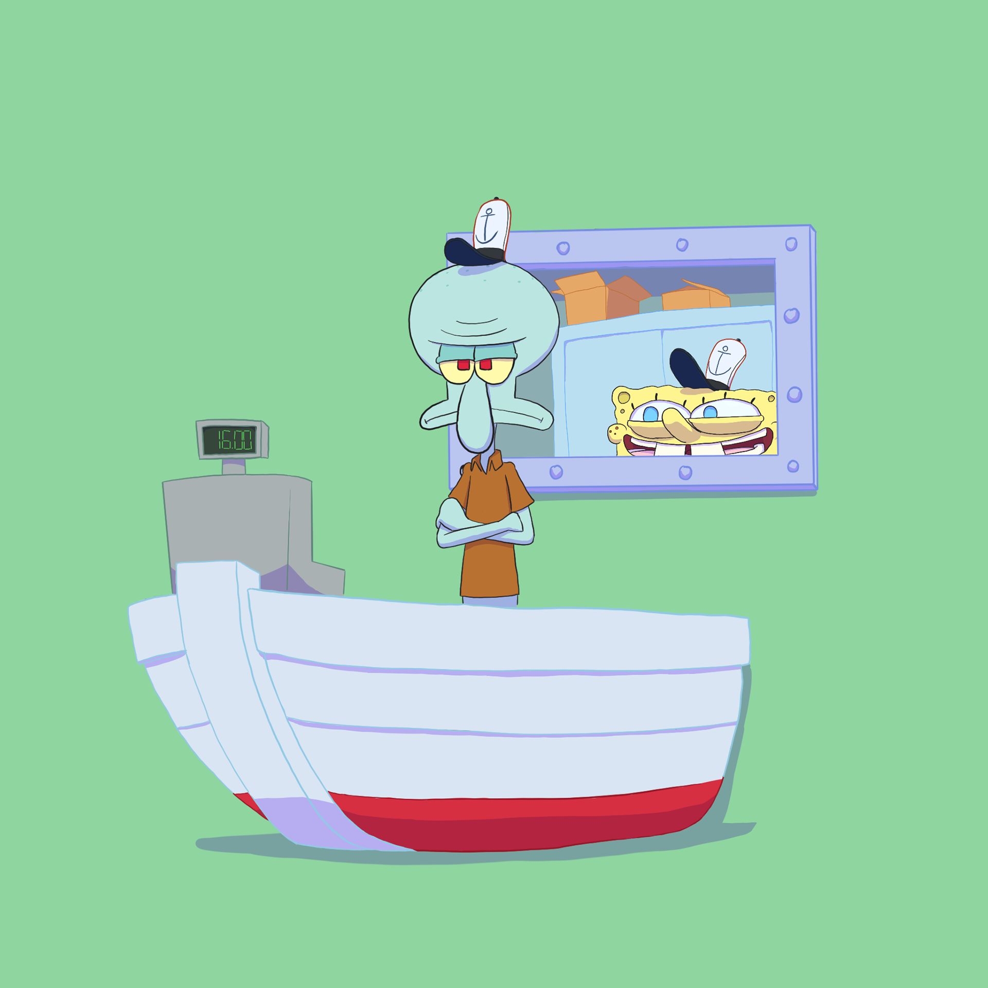 Are you feeling it Squidward?