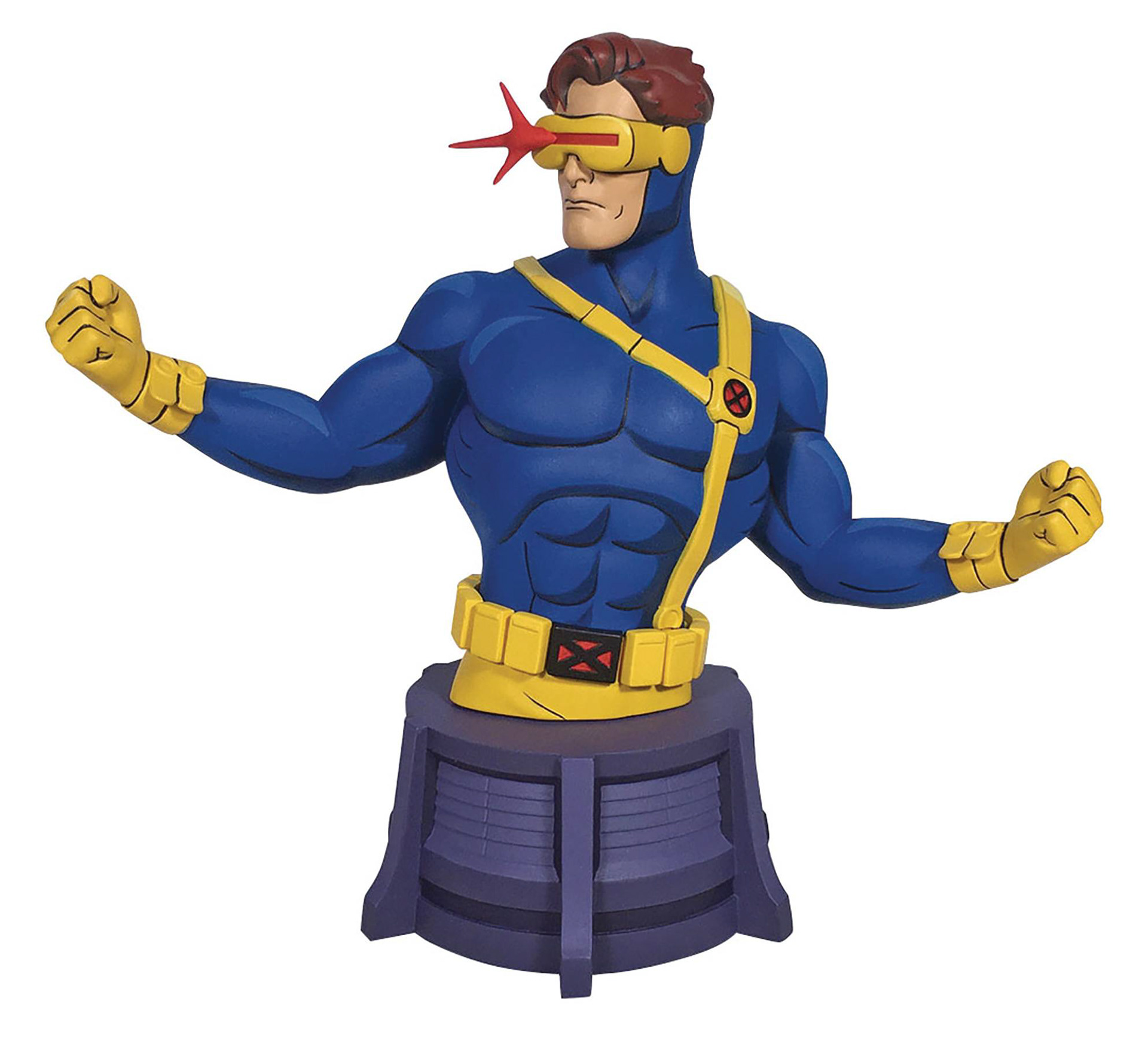 Marvel X-Men Animated Series - Cyclops Bust. Designed by Barry Bradfield. Sculpted by Joe Menna.