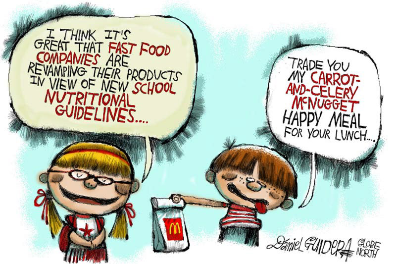 Daniel Guidera Illustration-A-Go-Go! - Fair Trade Fast Food Daniel Guidera Illustration-A-Go-Go! - Fair Trade Fast Food