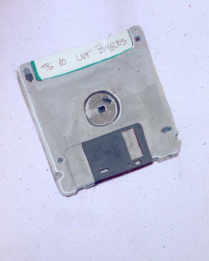 floppy disc. 29.06.2016.